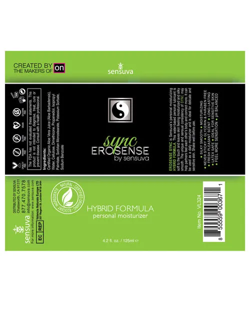 Sensuva Hybrid Lubricant 4oz Sensuva Lubricants Lubricants