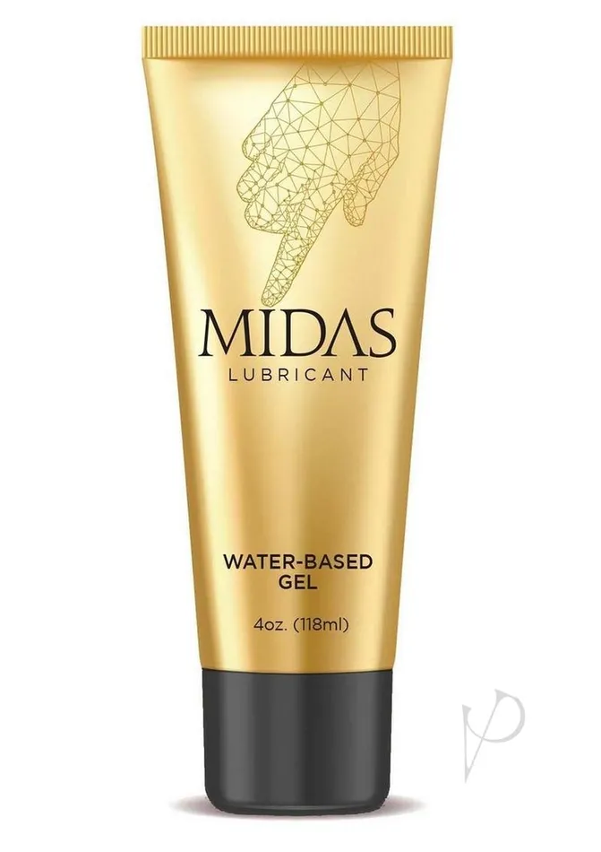 Sexual Health Wellbeing Midas Midas Water Based Gel Lubricant 4oz
