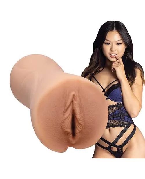 Signature Strokers Male Sex Toys Signature Strokers Lulu Chu Ultraskyn Pocket Masturbator Pussy Vanilla