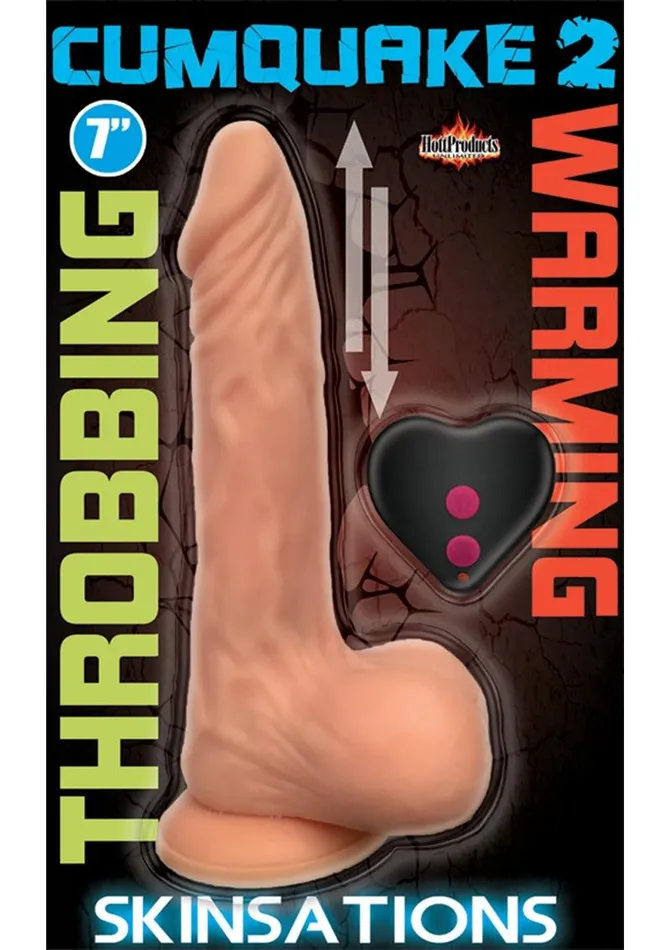 Skinsations Cum Quake 2 Thrusting Vibrator Heat Dildo Skinsations Female Sex Toys Skinsations Cum Quake 2 Thrusting Vibrator Heat Dildo Skinsations Female Sex Toys