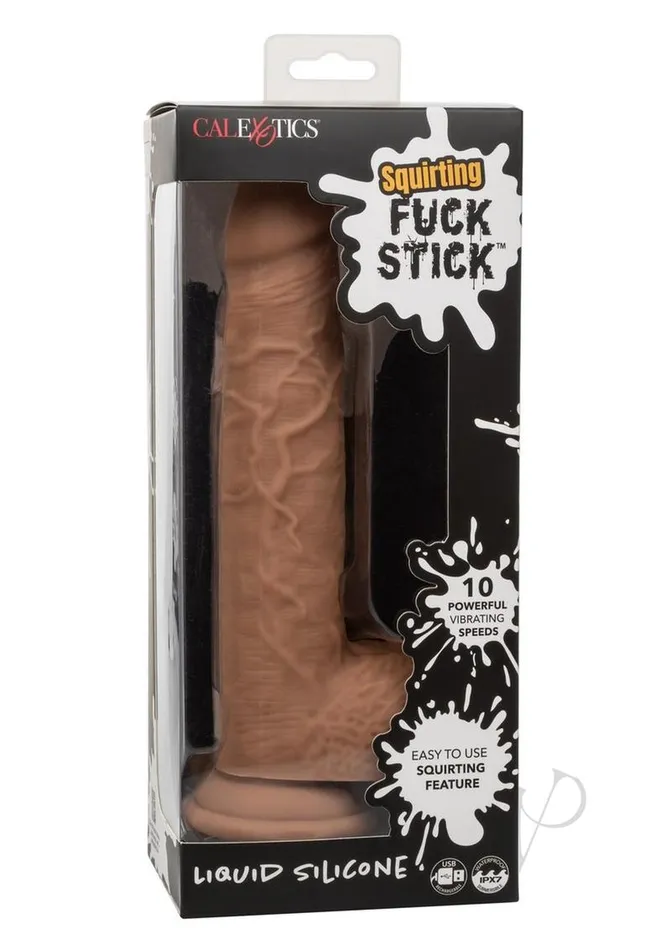 Squirting Fuck Stick Rechargeable Silicone Realistic Dong with Suction Cup Chocolate Fuck Stick Female Sex Toys Squirting Fuck Stick Rechargeable Silicone Realistic Dong with Suction Cup Chocolate Fuck Stick Female Sex Toys