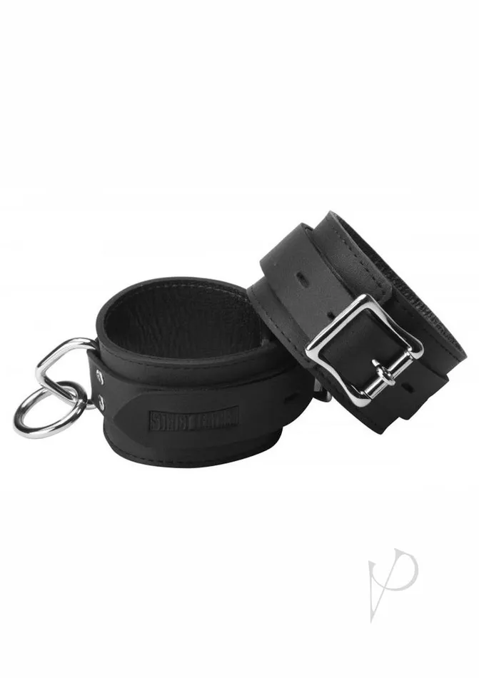 Strict Leather Standard Locking Wrist Cuffs Black Strict Leather Restraints Strict Leather Standard Locking Wrist Cuffs Black Strict Leather Restraints