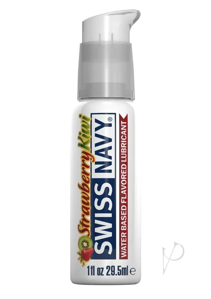 Swiss Navy Strawberry Kiwi Flavored Water Based Lubricant 1oz30ml Swiss Navy Lubricants Swiss Navy Strawberry Kiwi Flavored Water Based Lubricant 1oz30ml Swiss Navy Lubricants