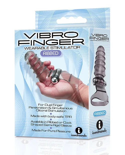 The 9s VibroFinger Massager Grey The 9s Vibrators