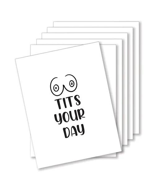 Tits Your Day Naughty Greeting Card Pack Of 6 Kush Kards Anal