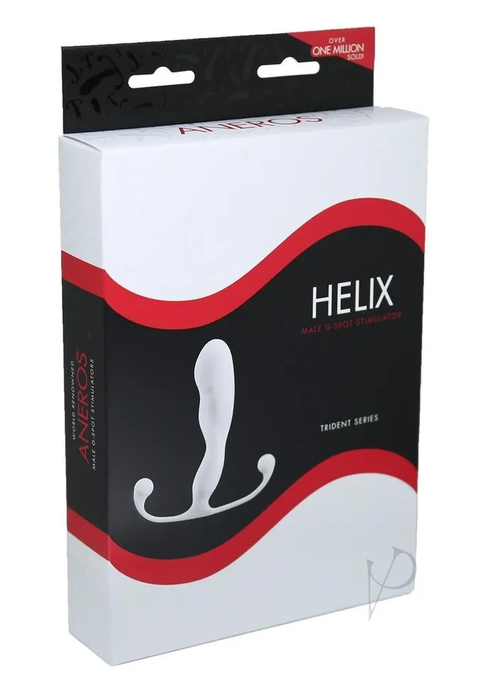 Trident Series Helix Male G Spot Stimulator White Aneros Male Sex Toys