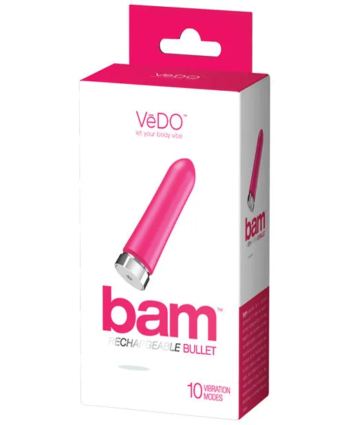 Vedo Vibrators VeDO Bam Rechargeable Bullet Foxy Pink