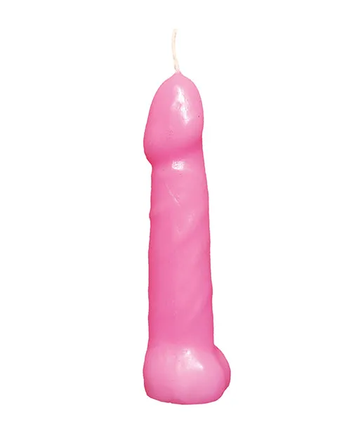 Vibrators Bachelorette Bachelorette Party Pecker Party Candles Pink 5 Each Per Pack