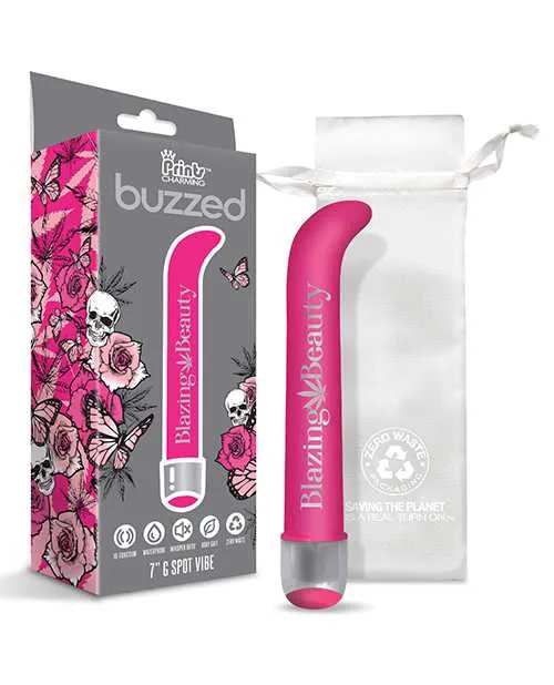 Vibrators Buzzed 7 GSpot Vibe Blazing Beauty Pink Prints Charming Vibrators Buzzed 7 GSpot Vibe Blazing Beauty Pink Prints Charming