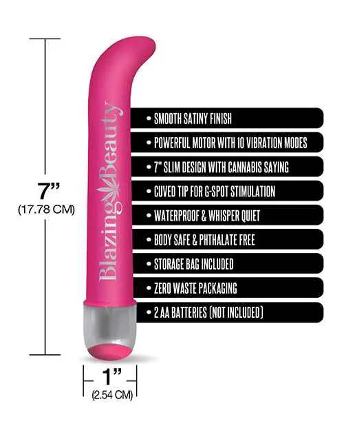 Vibrators Buzzed 7 GSpot Vibe Blazing Beauty Pink Prints Charming Vibrators Buzzed 7 GSpot Vibe Blazing Beauty Pink Prints Charming