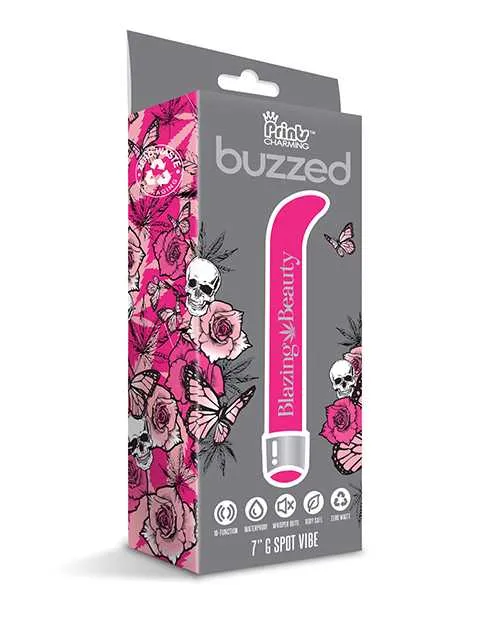 Vibrators Buzzed 7 GSpot Vibe Blazing Beauty Pink Prints Charming Vibrators Buzzed 7 GSpot Vibe Blazing Beauty Pink Prints Charming