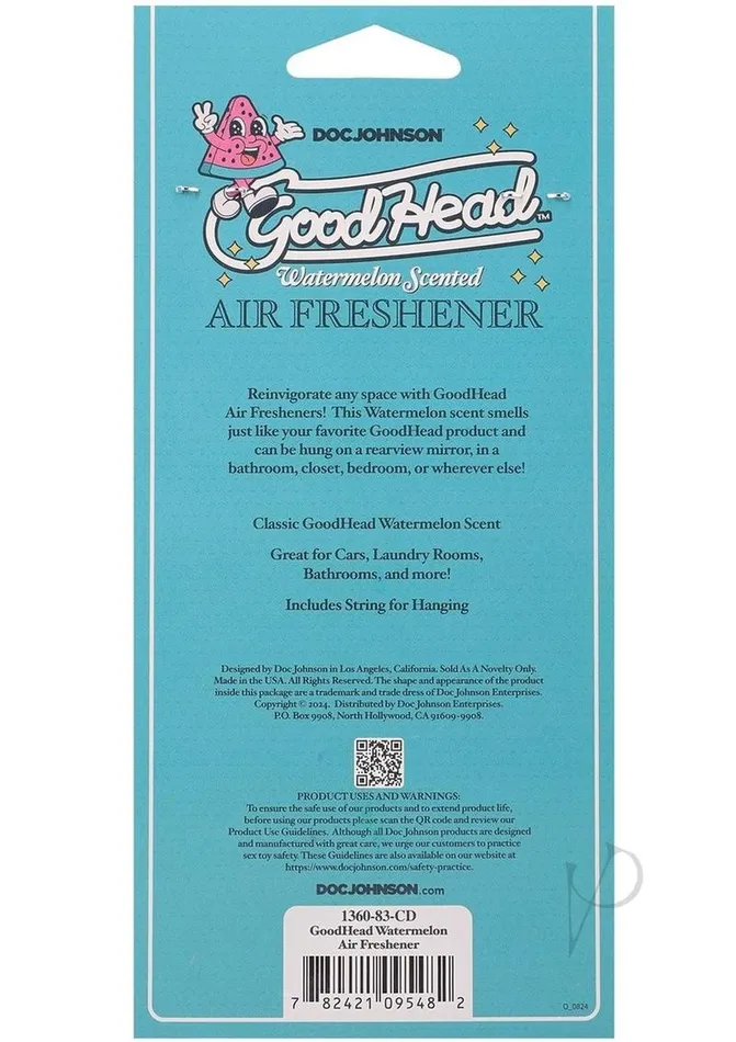 Vibrators GoodHead Air Freshener Watermelon Good Head Vibrators GoodHead Air Freshener Watermelon Good Head