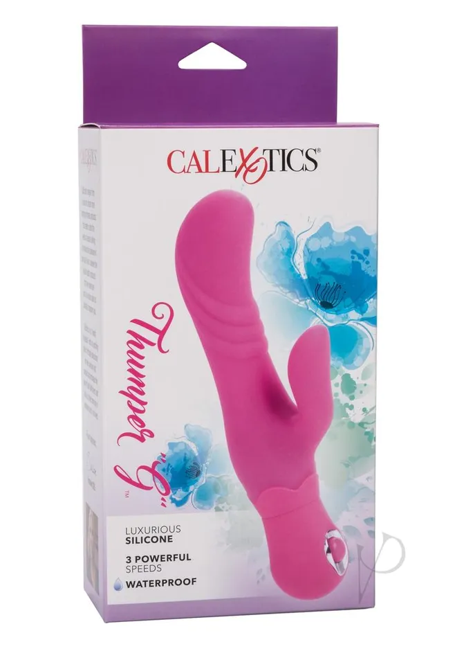 Vibrators Personality Vibes Thumper G Silicone Rabbit Vibrator Pink