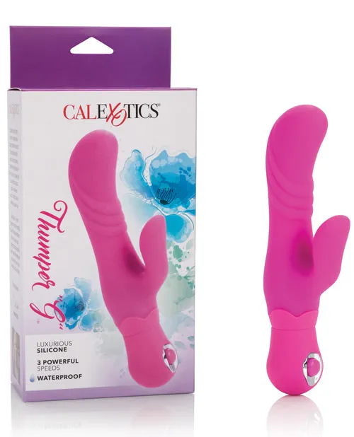 Vibrators Personality Vibes Thumper G Silicone Rabbit Vibrator Pink