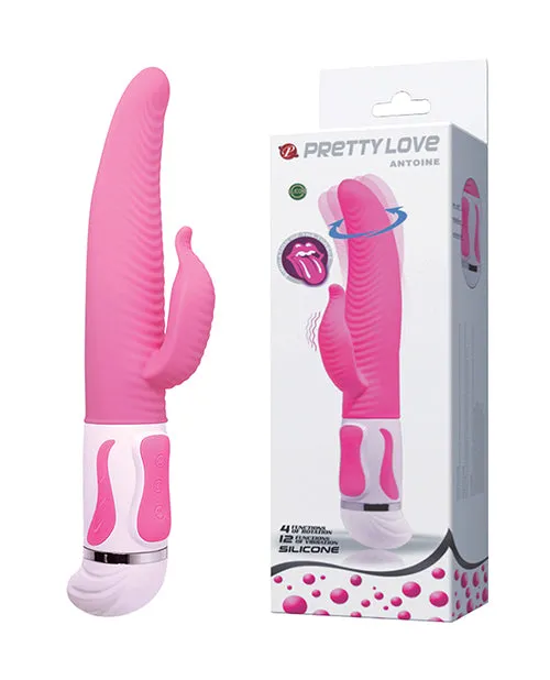 Vibrators Pretty Love Pretty Love Antoine Twisting Rabbit Pink