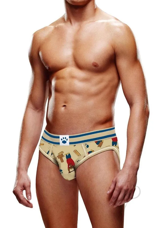 Vibrators Prowler Prowler Lumberbear Open Brief XXLarge BrownBlue Vibrators Prowler Prowler Lumberbear Open Brief XXLarge BrownBlue