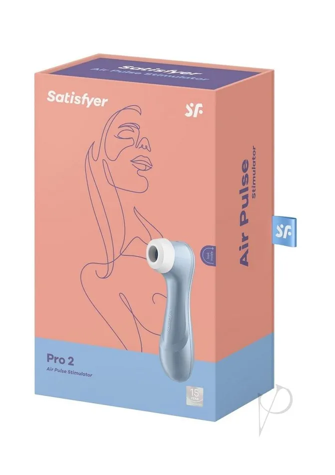 Vibrators Satisfyer Satisfyer Pro 2 Generation 2 Rechargeable Silicone Clitoral Stimulator 65in Blue Vibrators Satisfyer Satisfyer Pro 2 Generation 2 Rechargeable Silicone Clitoral Stimulator 65in Blue