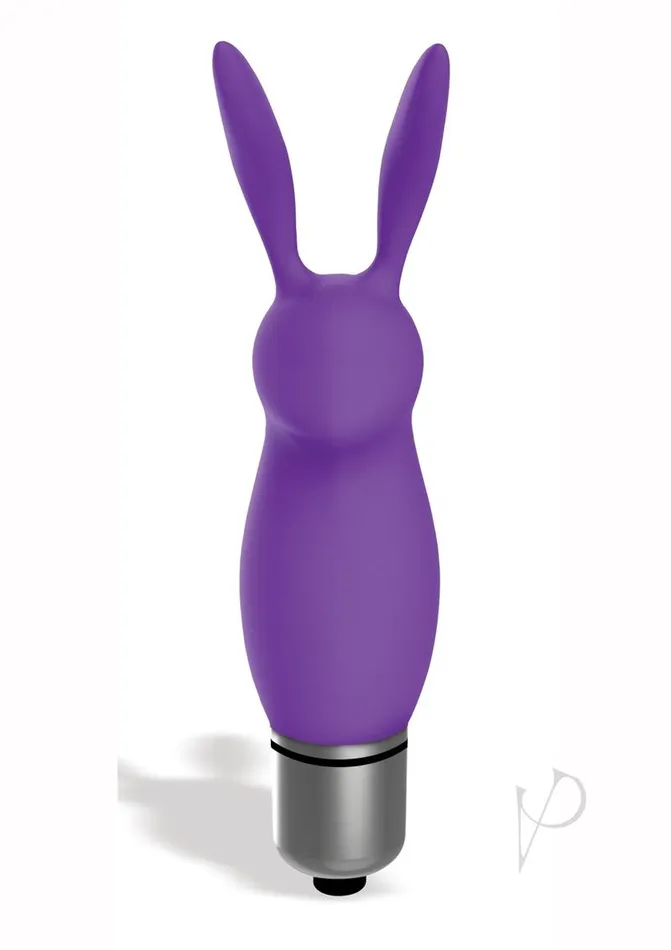 Vibrators The 9s Silibuns Silicone Bunny Bullet Purple The 9s