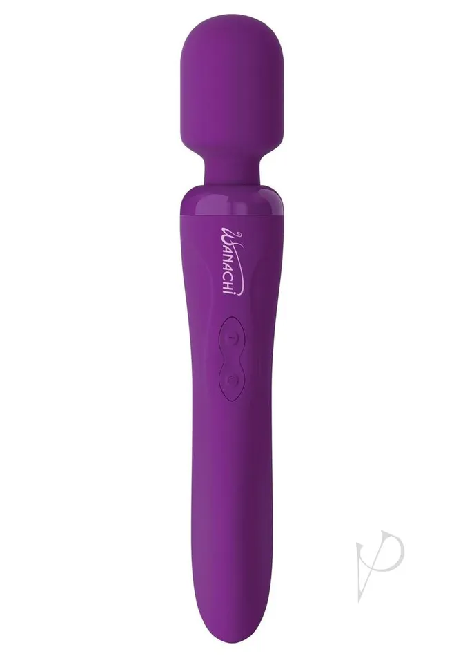 Wanachi Vibrators Wanachi Body Recharger Silicone Rechargeable Wand Purple