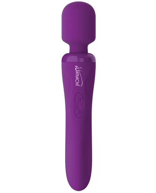 Wanachi Vibrators Wanachi Body Recharger Silicone Rechargeable Wand Purple