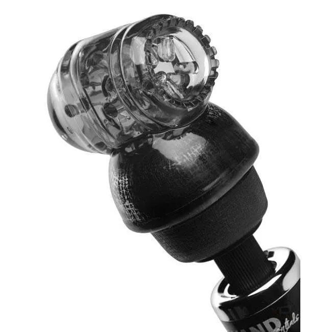 Wand Essentials Female Sex Toys Black Vibra Cup Wand Attachment