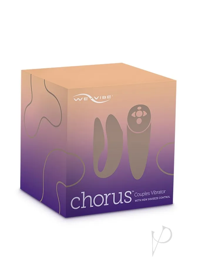 WeVibe Chorus Rechargeable Couples Vibrator with Squeeze Remote Control Purple We Vibe Female Sex Toys WeVibe Chorus Rechargeable Couples Vibrator with Squeeze Remote Control Purple We Vibe Female Sex Toys