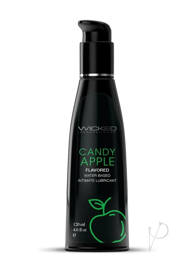 Wicked Aqua Lubricants Wicked Aqua Water Based Flavored Lubricant Candy Apple 4oz Wicked Aqua Lubricants Wicked Aqua Water Based Flavored Lubricant Candy Apple 4oz