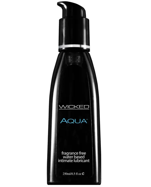 Wicked Aqua Water Based Lubricant Fragrance Free 85oz Wicked Aqua Lubricants