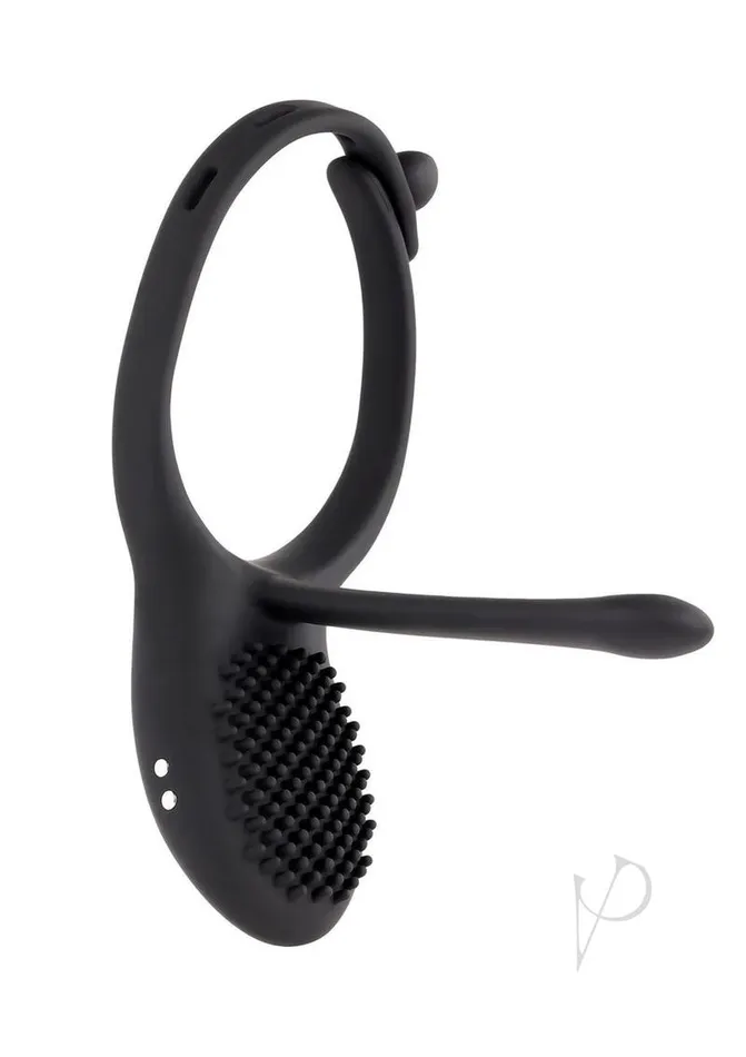 Zero Tolerance Male Sex Toys Zero Tolerance Mr Tickler Rechargeable Silicone Cock Ring with Remote Control Black