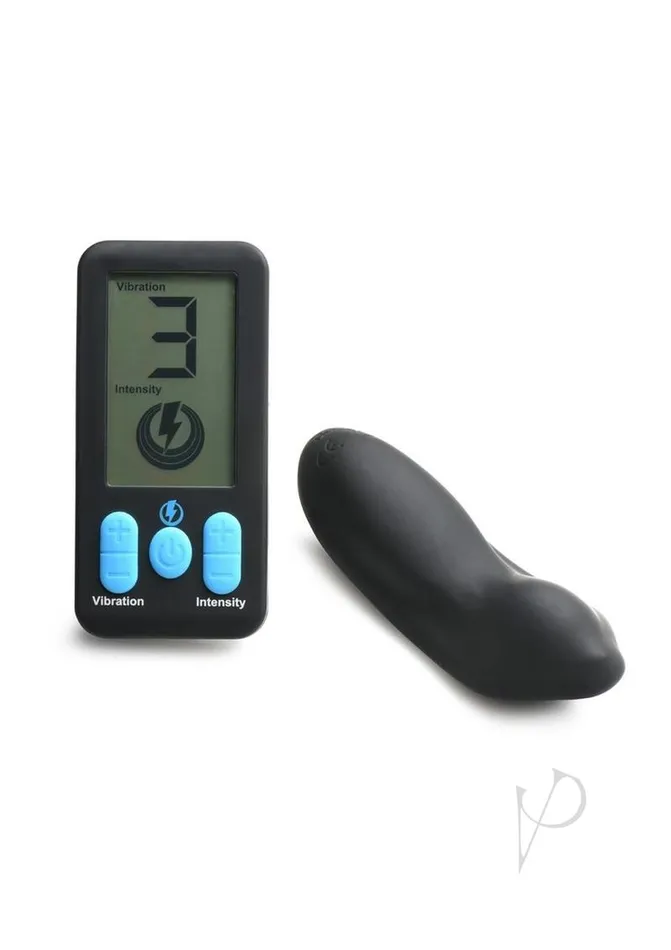Zeus Electrosex Female Sex Toys Zeus Electrosex EStim Panty Vibe with Remote Control Black