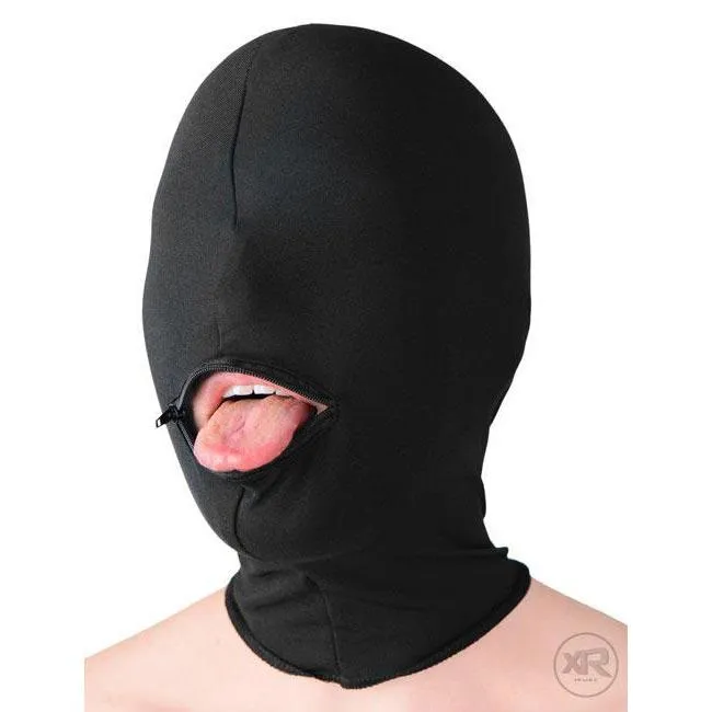 Zippered Hood without Eyes Strict Leather Vibrators