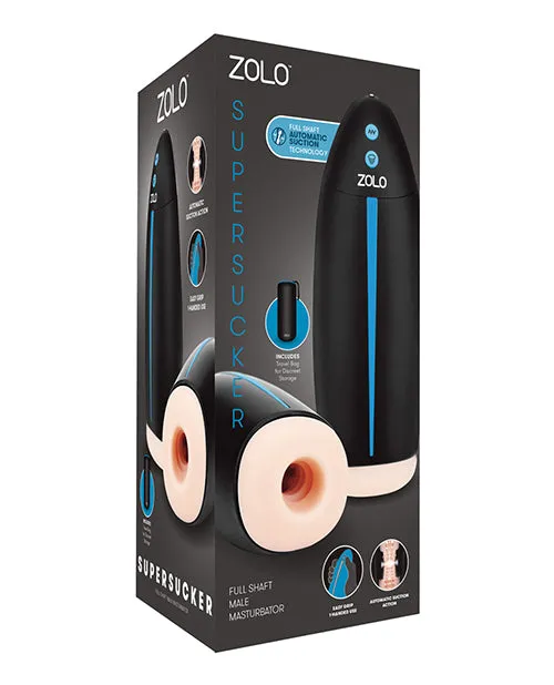 Zolo Male Sex Toys Zolo Supersucker Rechargeable Silicone Masturbator Black Zolo Male Sex Toys Zolo Supersucker Rechargeable Silicone Masturbator Black
