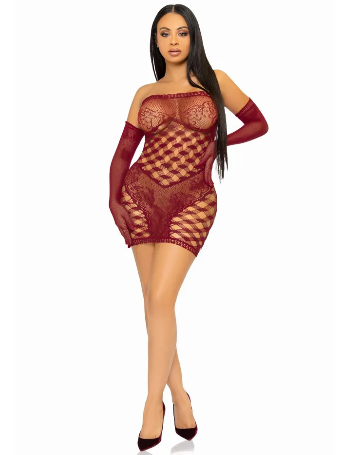 2 Pc Hardcore Net Tube Dress With Gloves One Size Burgundy Leg Avenue Male Sex Toys 2 Pc Hardcore Net Tube Dress With Gloves One Size Burgundy Leg Avenue Male Sex Toys