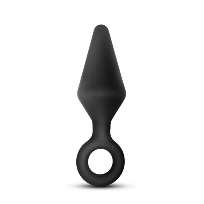 Anal Adventures Platinum Silicone Loop Plug Large Black Blush Male Sex Toys Anal Adventures Platinum Silicone Loop Plug Large Black Blush Male Sex Toys