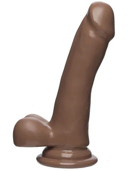 Anal Doc Johnson The D Slim D 6 Inch FIRMSKYN Caramel