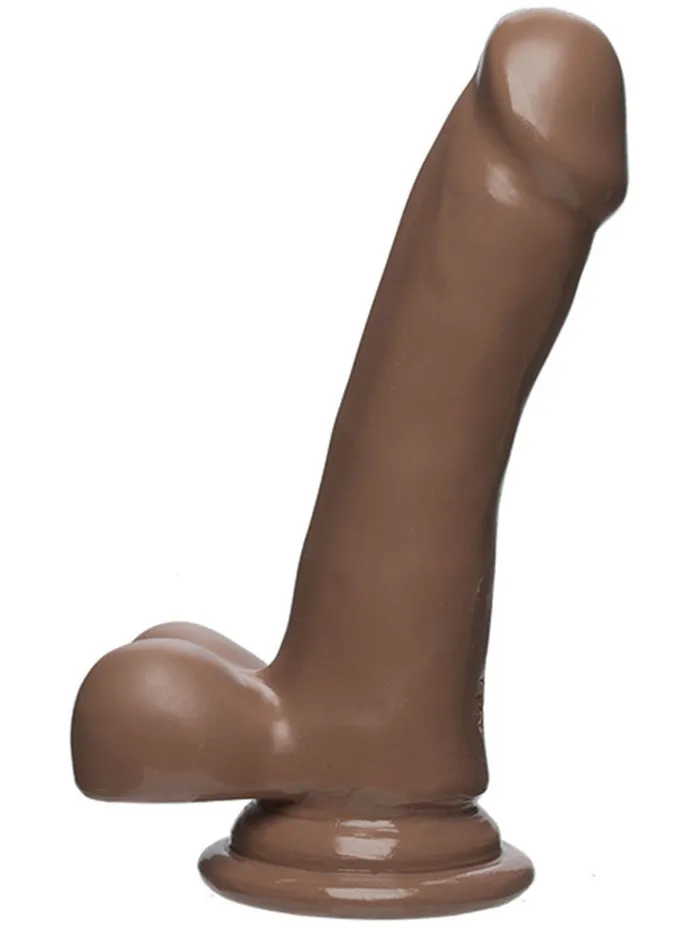 Anal Doc Johnson The D Slim D 6 Inch FIRMSKYN Caramel