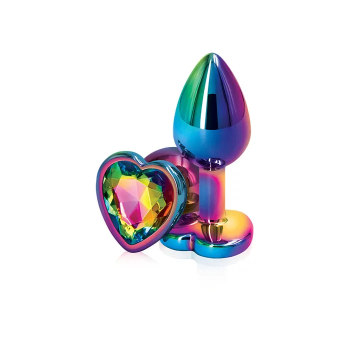 Anal nsnovelties Rear Assets Multicolor Heart Small Rainbow