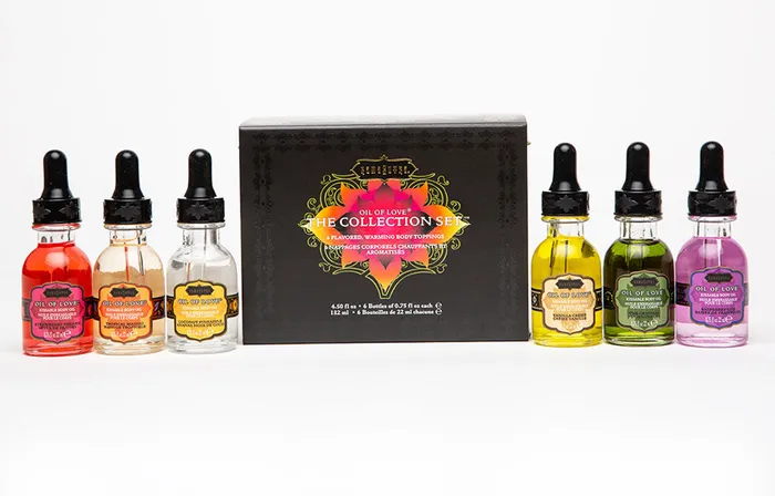 Anal Oil of Love the Collection Set 6 Flavors Kama Sutra