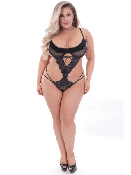 Anal Seven Til Midnight Playsuits and Teddies STM11187XPBlackOS Queen P