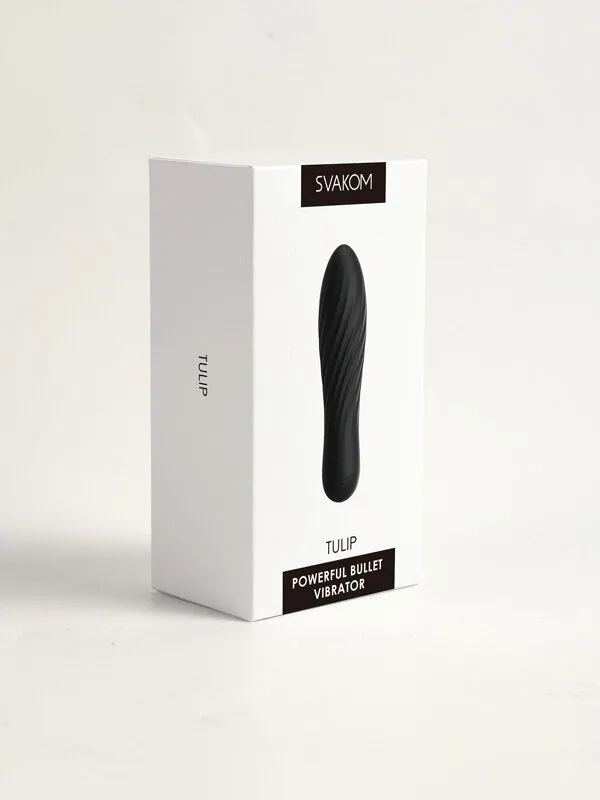 Anal Svakom Tulip Black Anal Svakom Tulip Black