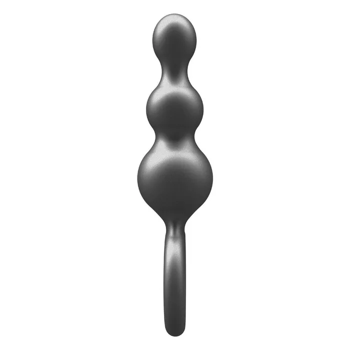 Anal Toy Joy Sex Toys ToyJoy Buttocks The Stuffer 3 Balls Metallic Silicone Plug Anal Toy Joy Sex Toys ToyJoy Buttocks The Stuffer 3 Balls Metallic Silicone Plug