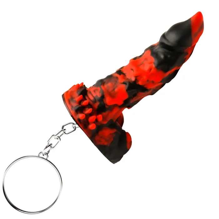 Anal XR Brands Creature Cocks Fire Demon Keychain Redblack