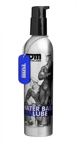 Anal XR Brands Tom of Finland Tom of Fin Water Based Lube 8 Oz