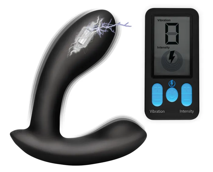 Anal XR Brands Zeus Electrosex EStim and Vibrating Prostate Massager Black Anal XR Brands Zeus Electrosex EStim and Vibrating Prostate Massager Black
