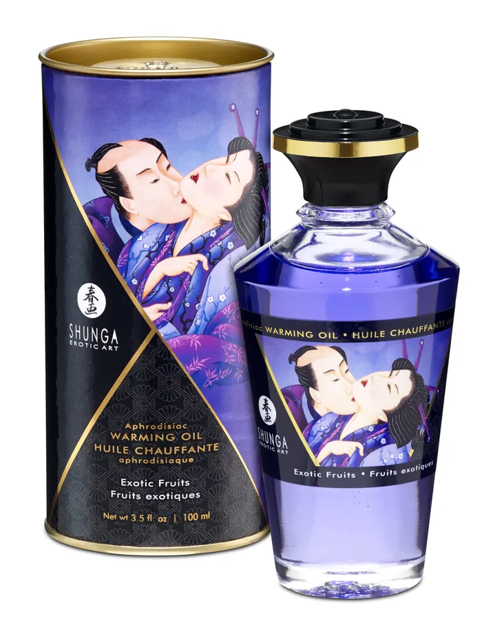 Aphrodisiac Warming Oil Exotic Fruits Shunga Female Sex Toys
