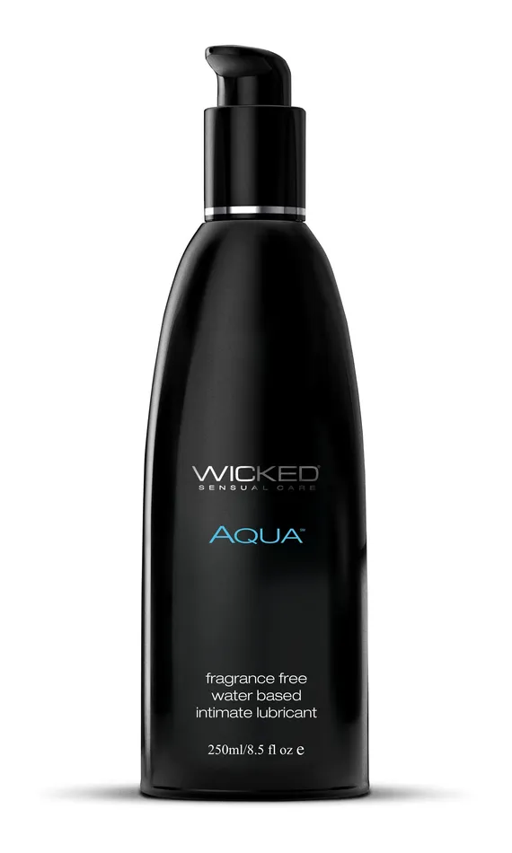 Aqua WaterBased Lubricant 85 Fl Oz Wicked Sensual Care Lubricants