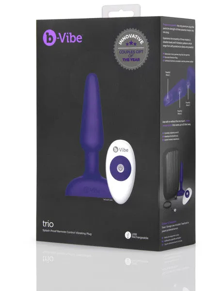 BVibe Anal bVibe trio plug Purple