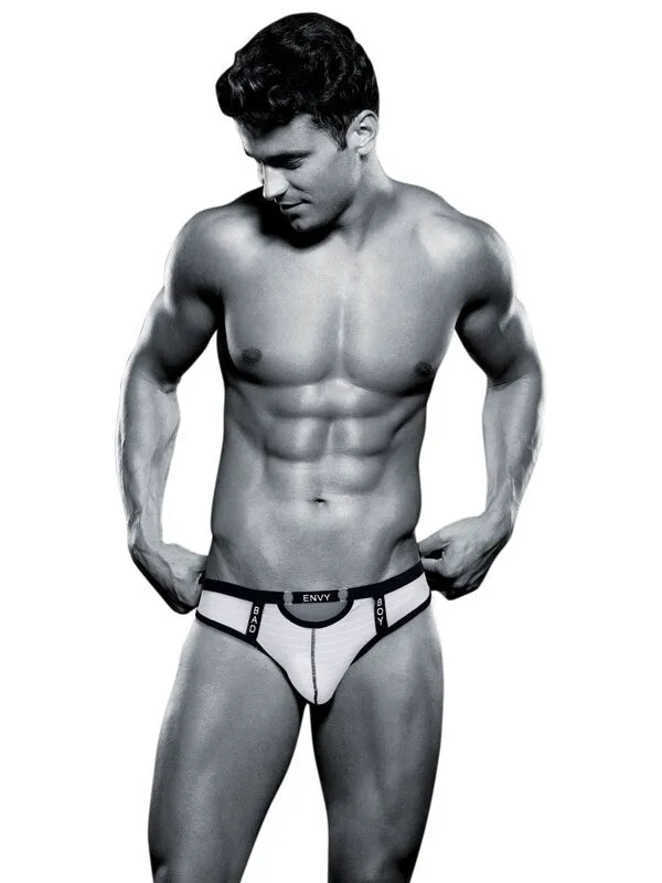 Baci Male Sex Toys Envy Bad Boy Thong White LXl BX