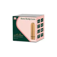 Bare Body Love Female Sex Toys Metallic Rechargeable Bullet