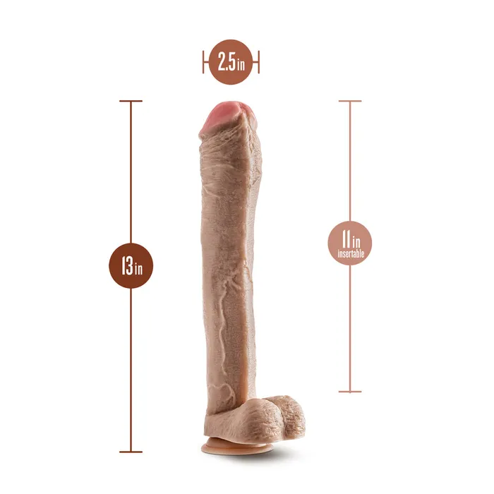 Blush Novelties Dr Skin Mr Ed 13 Inch Dildo With Balls Dildos